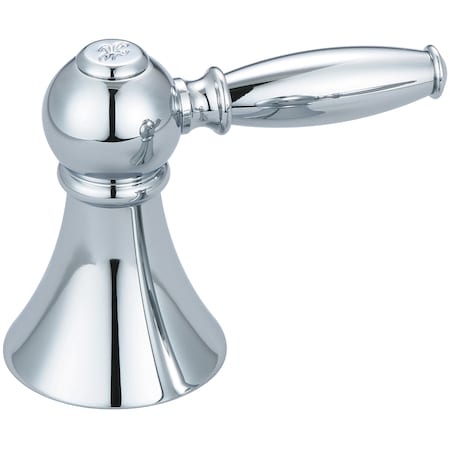Central Brass Lever Handle-Hot, Polished Chrome CS-19001H